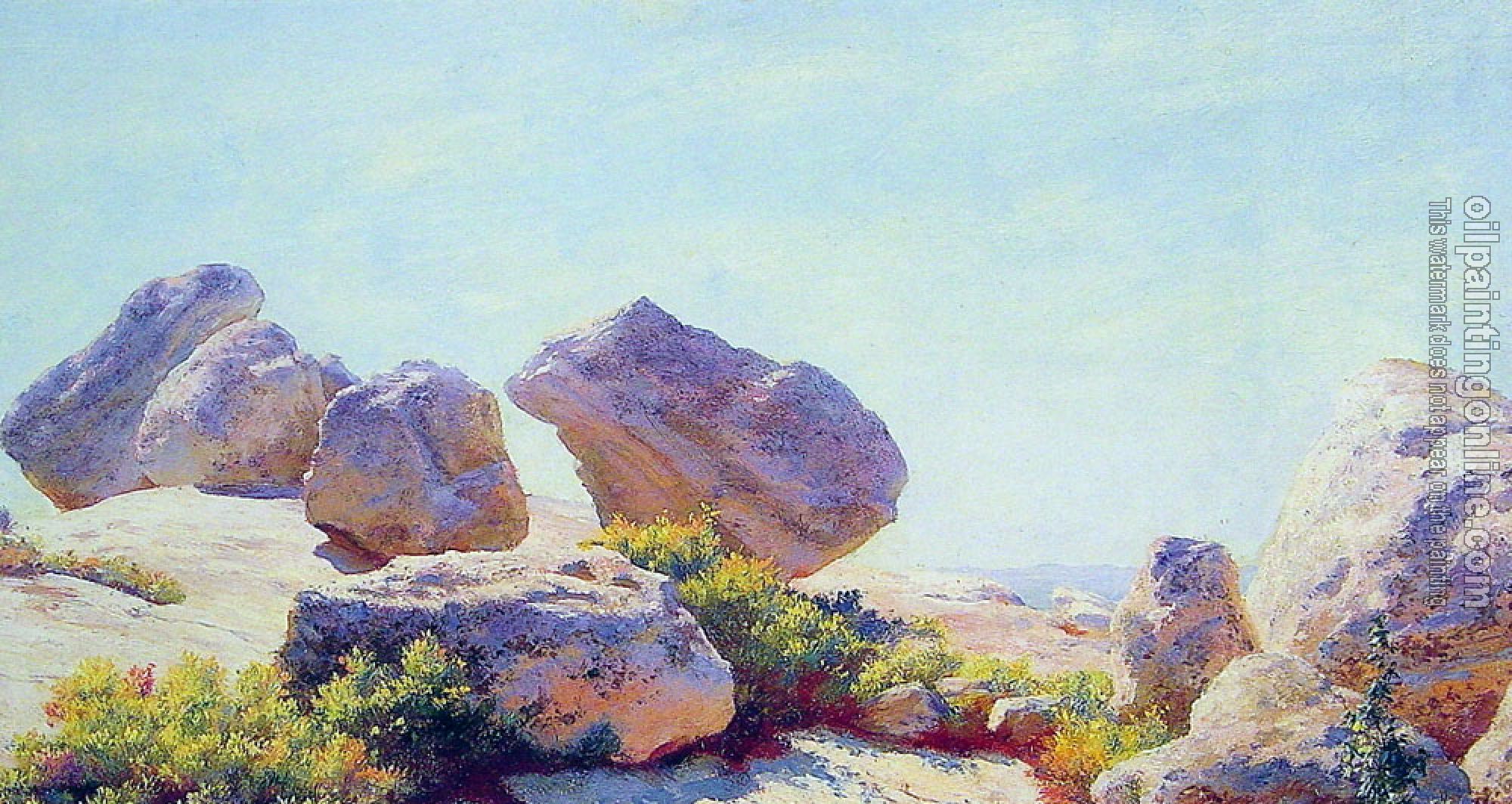 Charles Courtney Curran - Boulders on Bear Cliff